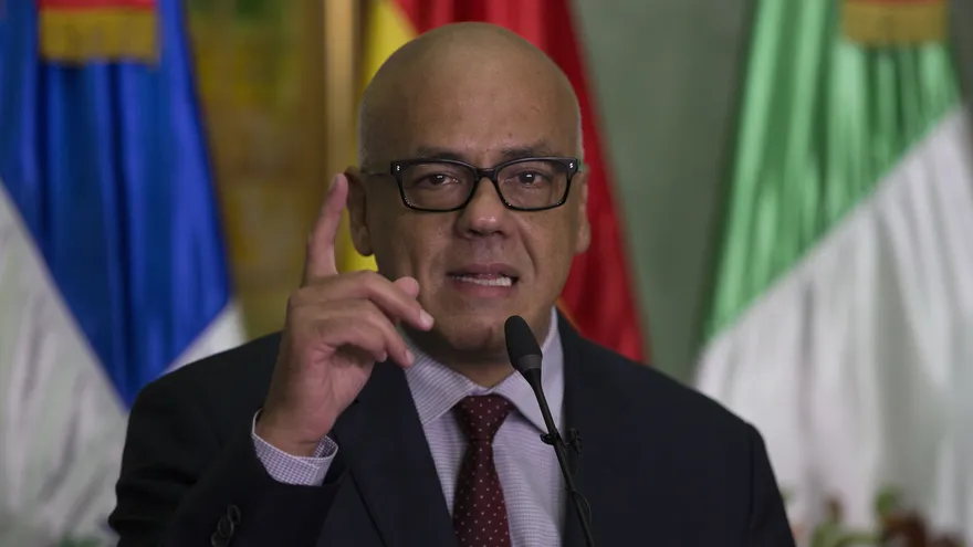 El ministro venezolano de Comunicación y Cultura, Jorge Rodríguez.