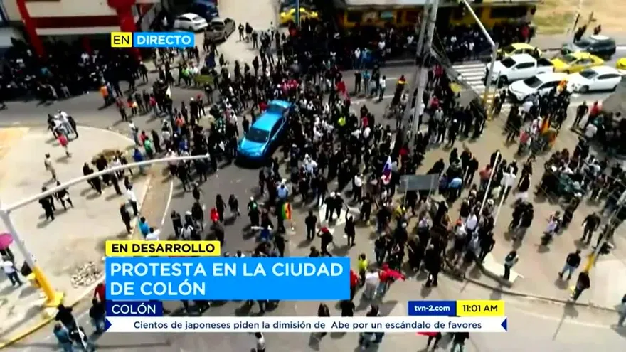 Decretan 24 horas más de huelga en Colón