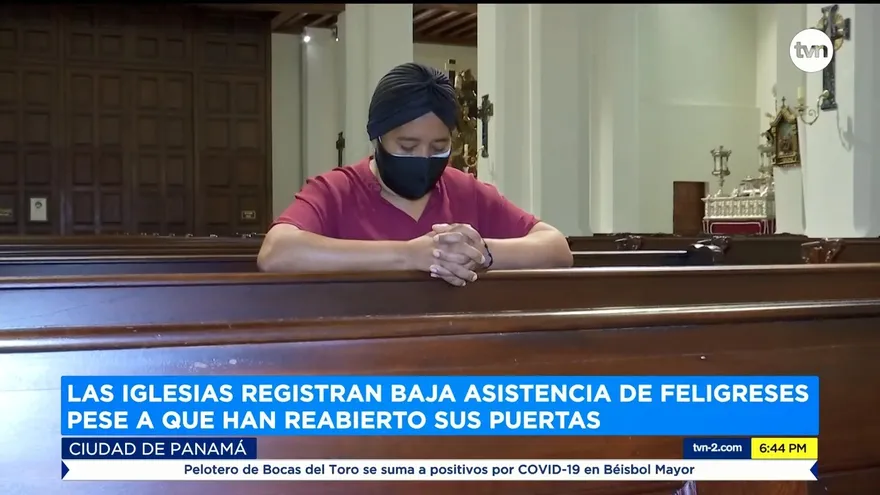 Iglesias registran baja asistencia de feligreses