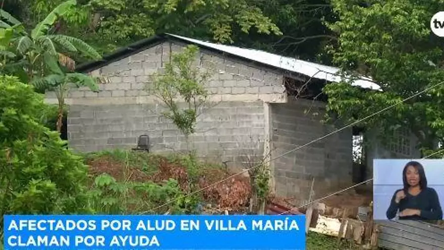 Residentes de Villa María esperan ayuda para reubicación