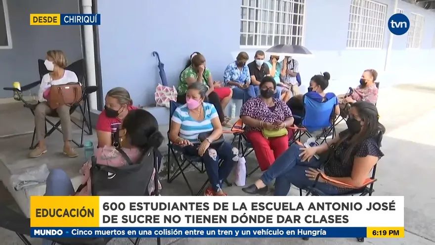 600 estudiantes de una escuela en David no tienen dónde dar clases presenciales