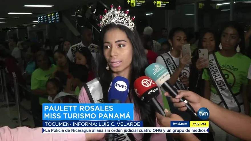 Paulett Rosales retorna al país tras no permitirle participar en Miss Turismo