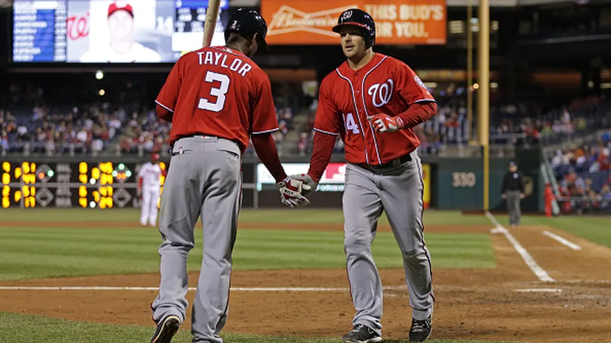 Chris Heisey y Michael Taylor
