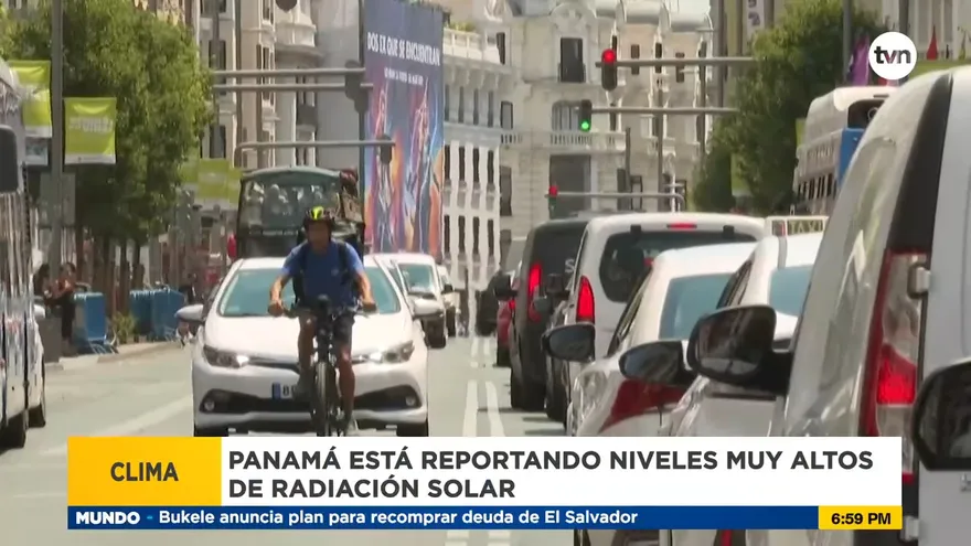 Panamá registra peligrosos niveles de radiación solar