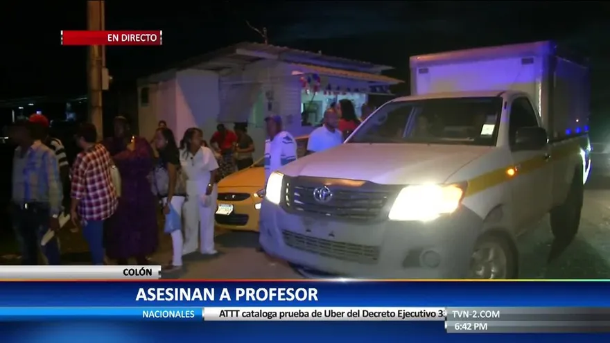 Surgen reacciones por muerte de profesor en Colón