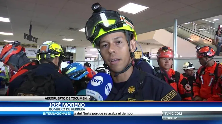 Equipo de rescatistas panameños viajan a México para apoyar tras sismo