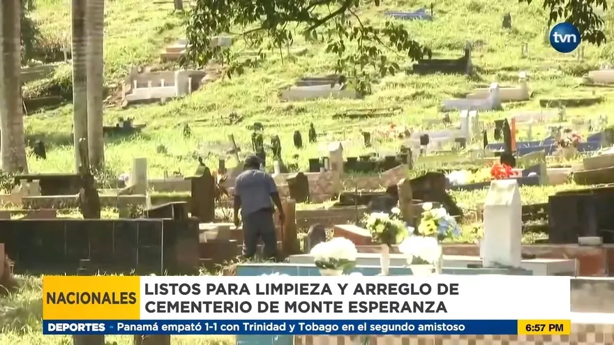 Realizan trabajos en cementerio Monte Esperanza de Colón