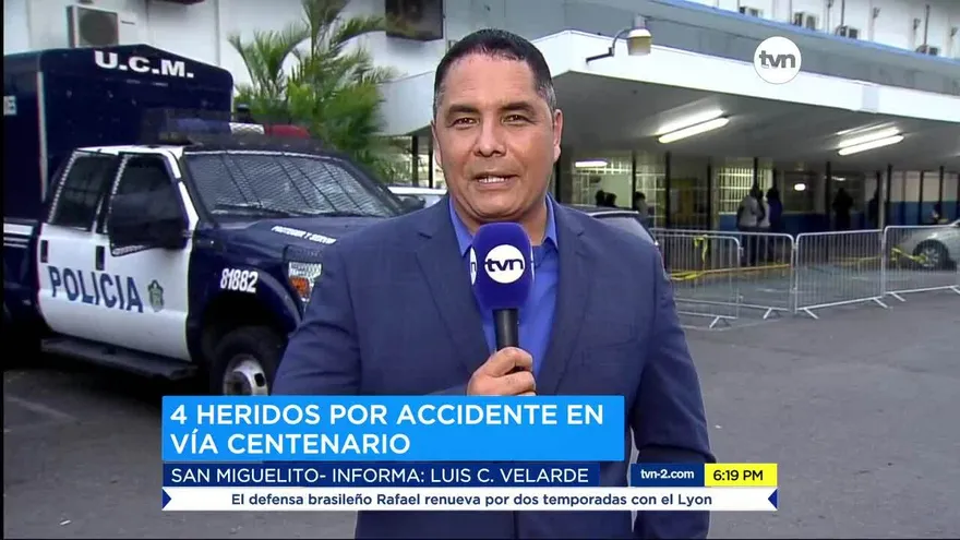 Varios heridos en accidente en Vía Centenario