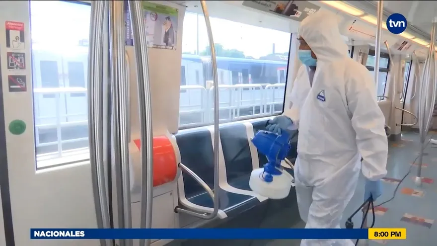 ¿Cuánto gasta el Metro de Panamá en la desinfección de los trenes?