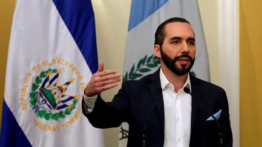 El presidente de El Salvador, Nayib Bukele.