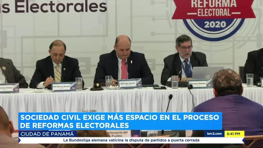 Sociedad civil exige más espacio en el proceso de reformas electorales
