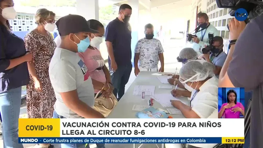 Vacunación pediátrica avanza a buen paso