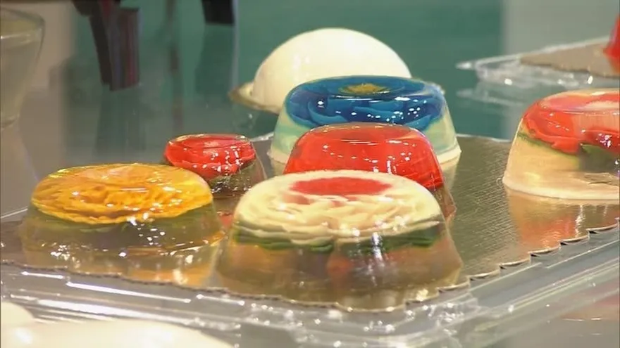 Arte y sabor en gelatina