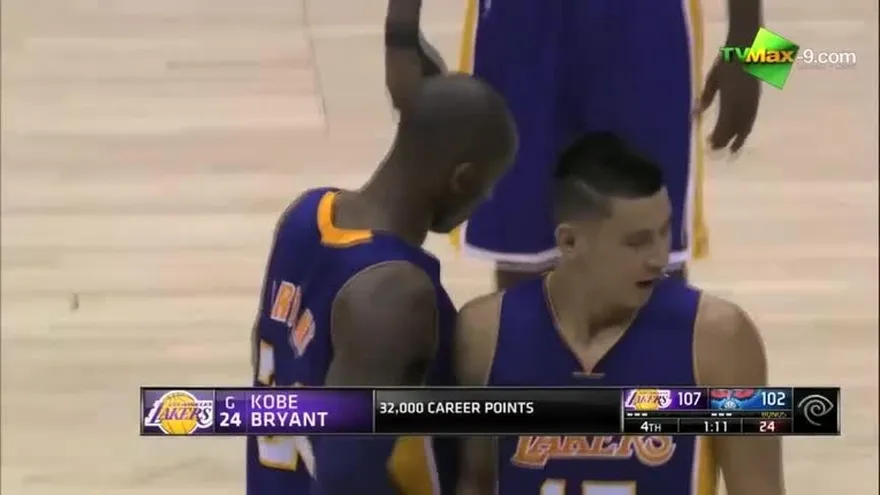 Kobe Bryant supera los 32 mil puntos en su carrera