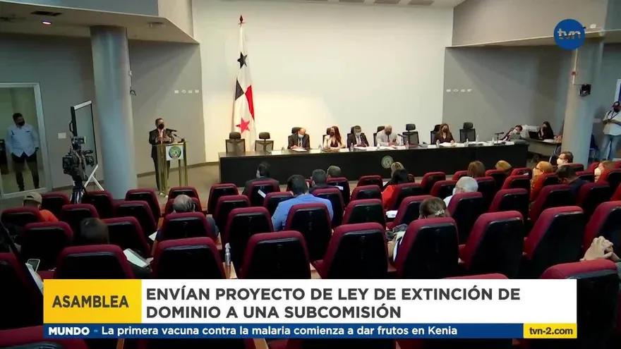 Proyecto de extinción de dominio se encuentra en una subcomisión