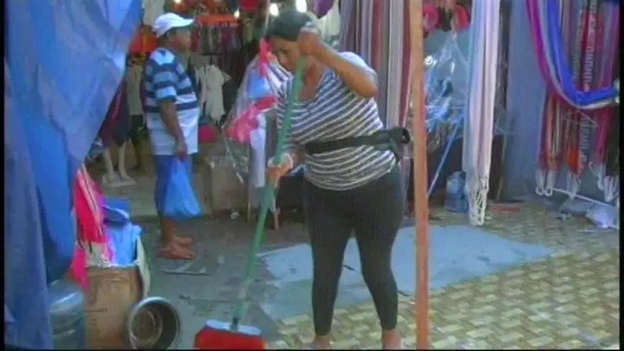 Estragos por lluvias en Feria de Azuero