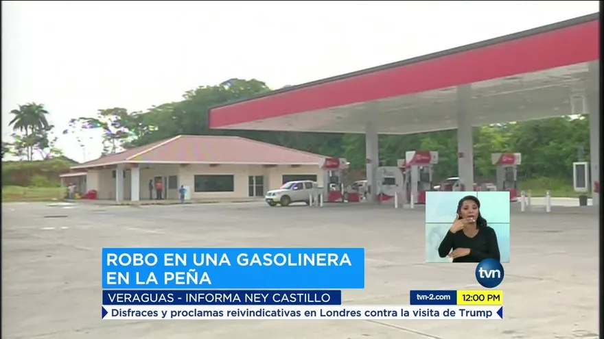 Encapuchados asaltan estación de combustible en Veraguas