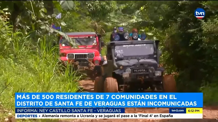 Comunidades en Veraguas están incomunicadas