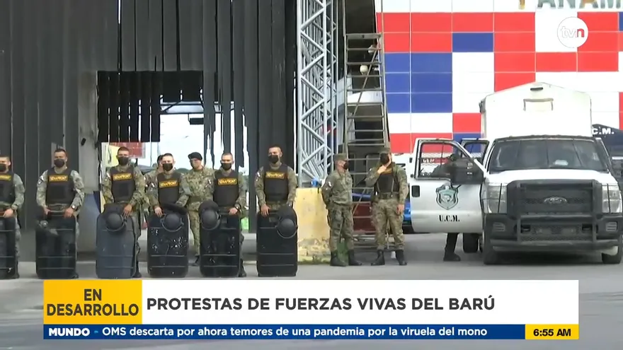 Protestan las fuerzas vivas de Barú