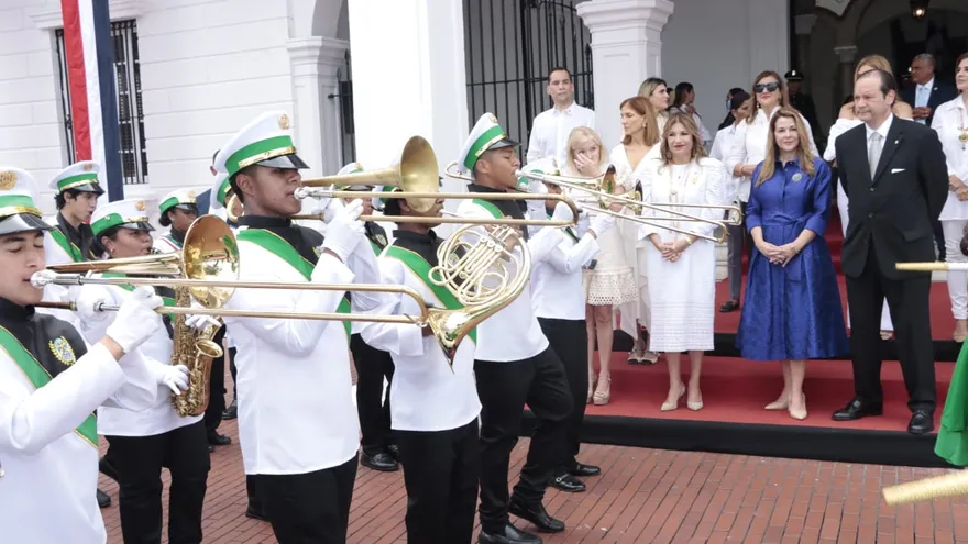 Actos protocolares realizados en la Presidencia de Panamá durante las fiestas patrias.