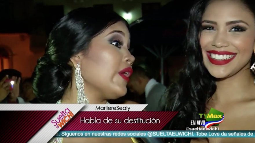 Destituyen a reina de Calle Abajo de Aguadulce, Marliere Sealy