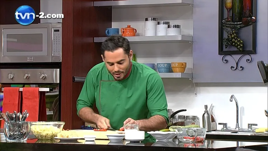 Receta -Tagliatelle con pollo en salsa de ajies Rostizados