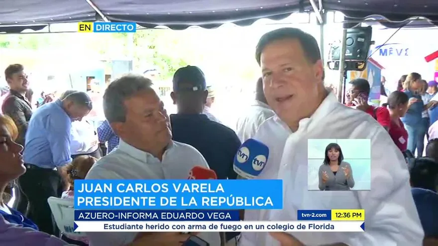 Varela habla sobre Maduro, Suntracs, maiceros y obras en Azuero