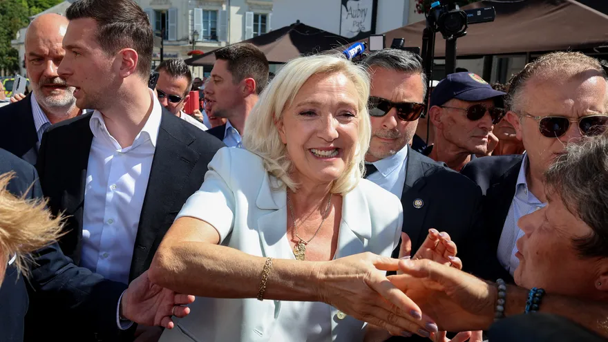 French far-right leader Le Pen launches presidential campaign despite conviction