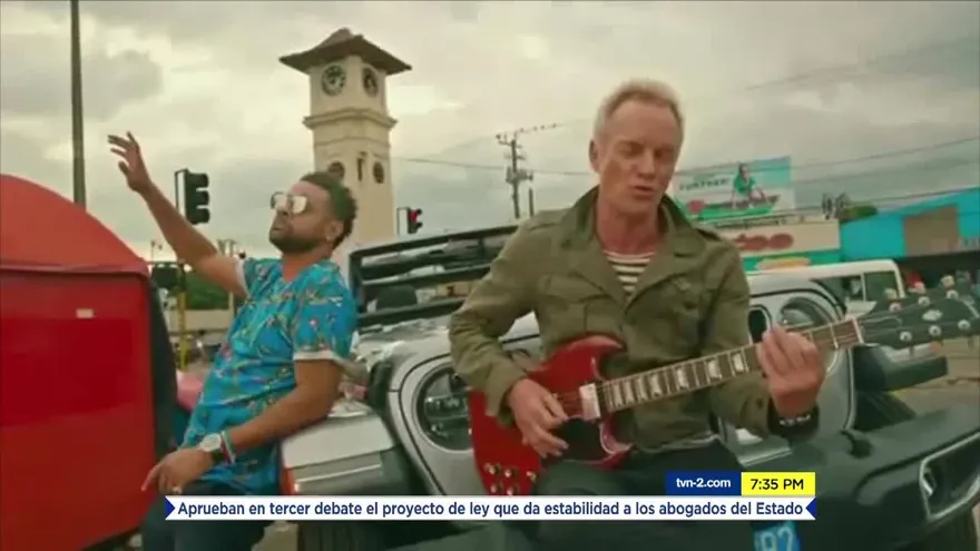 Shaggy y Sting ya están en Panamá