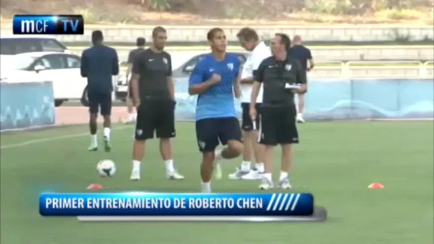 Lo más visto: el primer entrenamiento de Roberto Chen a las órdenes de Bernd Shuster