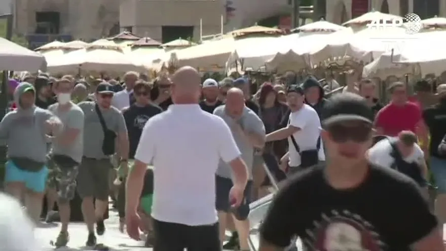 Marsella, un campo de batalla entre hinchas de Euro2016