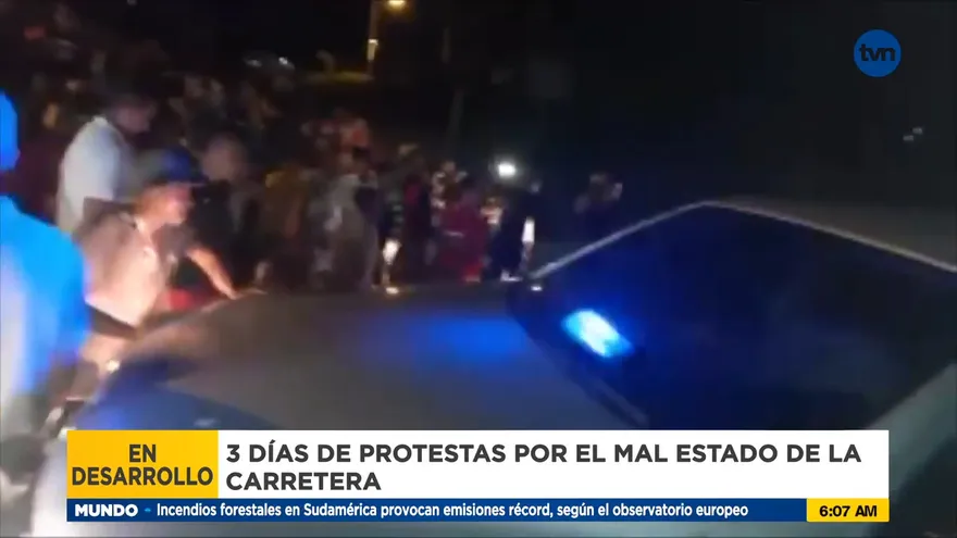 Siguen las protestas de darienitas en Tortí de Chepo
