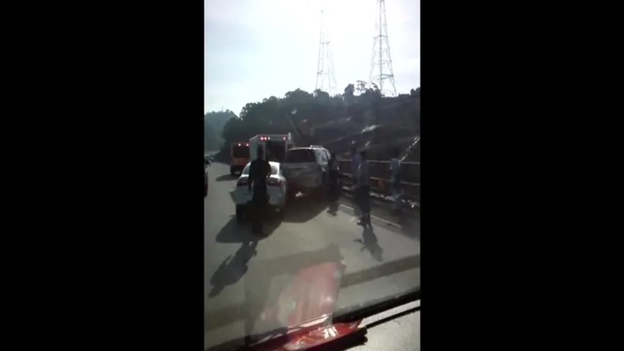 Accidente en el puente Centenario
