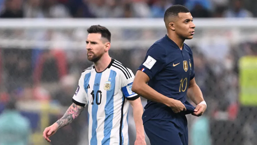 Lionel Messi y Kylian Mbappé final Catar 2022