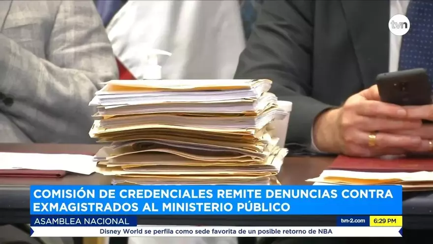 Serán enviadas catorce carpetillas contra los exmagistrados Díaz, Mejía y Zamorano