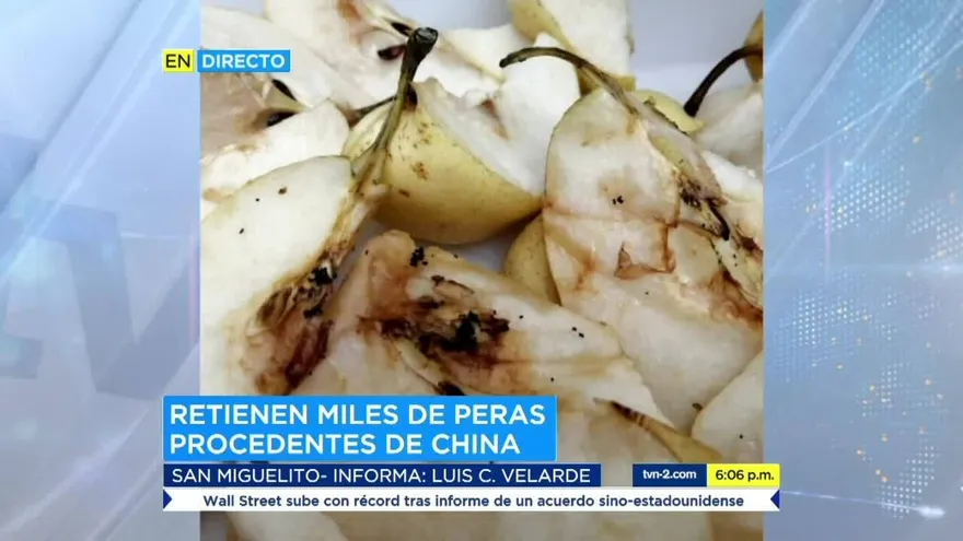Aupsa detecta y devuelve a China frutas contaminadas por peligroso gusano