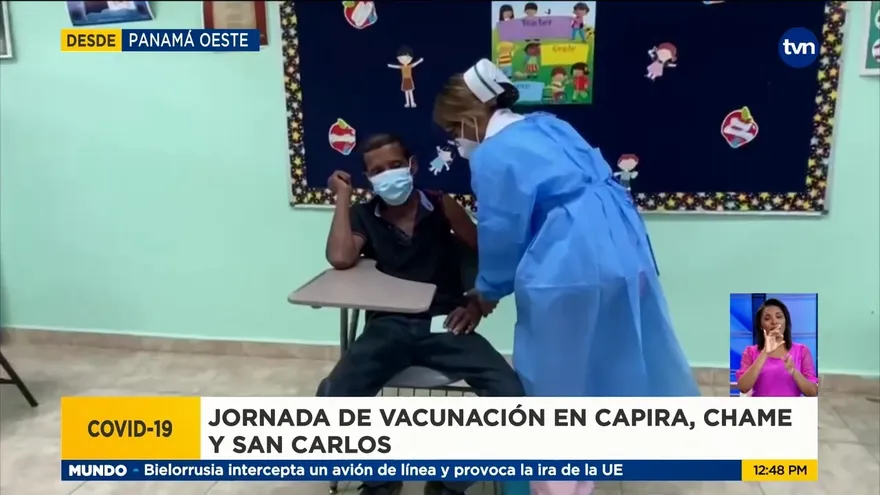 Continúa jornada de vacunación con la segunda dosis en distritos de Panamá Oeste