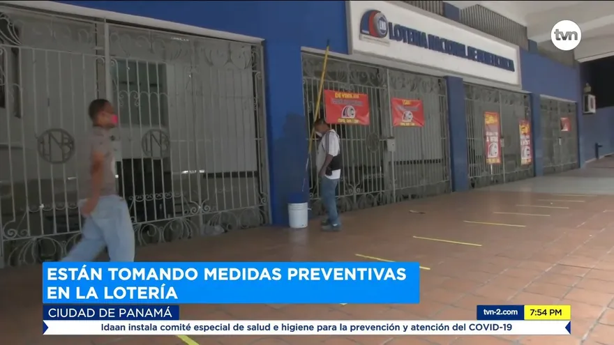 Están tomando medidas preventivas en la lotería