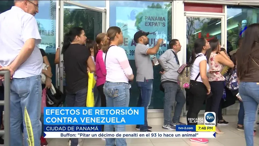 Venezolanos sienten efectos de medidas de retorsión