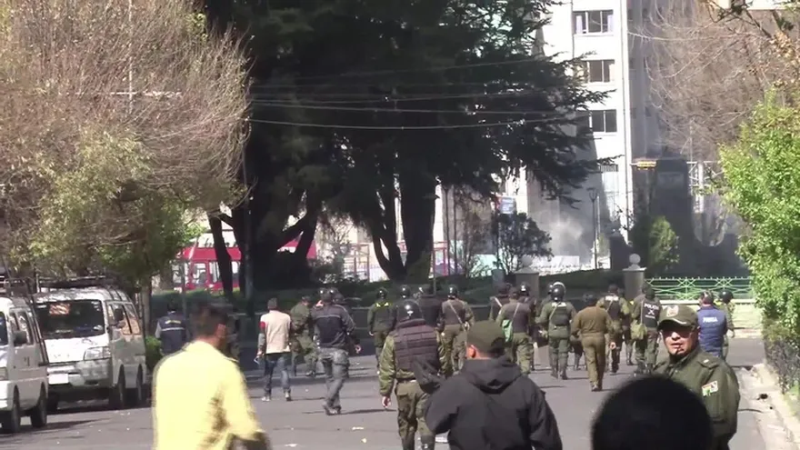 Disturbios mineros en La Paz