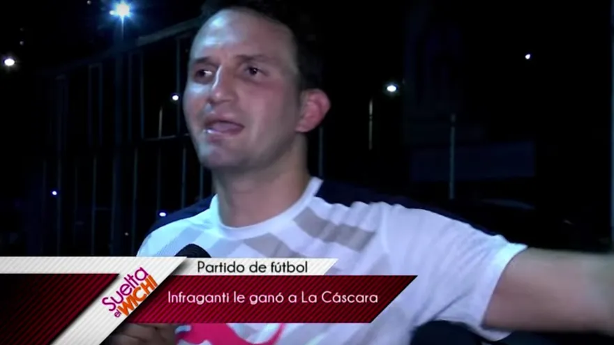 Infraganti arrastra a La Cáscara en juego de football