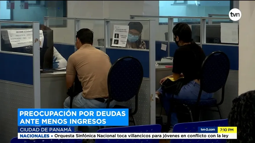 Preocupación por deudas ante menos ingresos