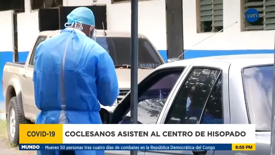 Coclesanos acuden al centro de hisopado Id.