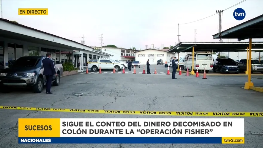 Conteo de dinero decomisado en la operación ‘Fisher’ es contado en presencia del Procurador