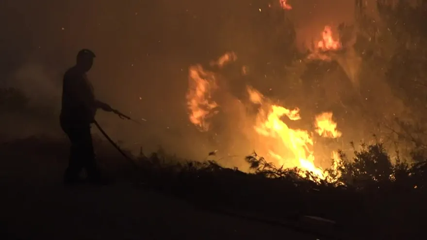 Incendio en isla griega provoca una catástrofe ecológica
