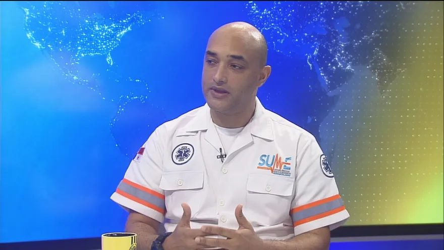 Luis García, miembro del Sume 911