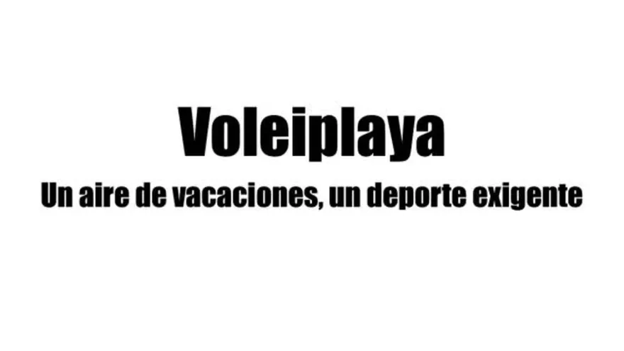 Disciplina de Voleiplaya