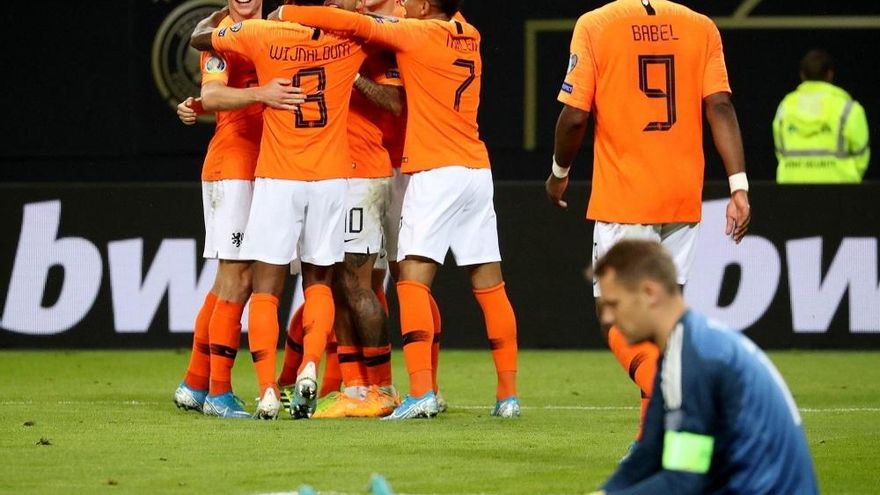 Alemania y Holanda pueden validar a distancia su pase a la Eurocopa 2020