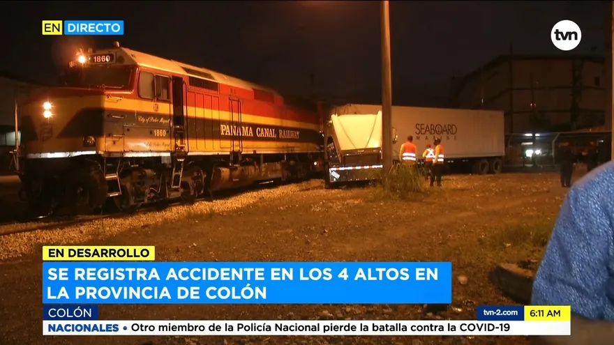 Accidente en Los 4 Altos de Colón