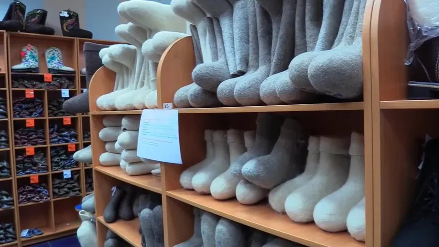 Los valenki, el supercalcazado ruso